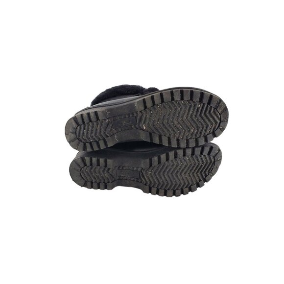 JBU 7 Boots Woman Faux Fur Winter Snow Outdoor Combat Water Resistant Shoe Jambu - Picture 8 of 13